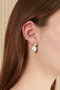 Heliophilia Silver Pendientes de Plata con Circón